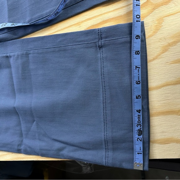 Anthropologie Wide Leg Button Front Pants – Size 4 – Wedgewood Blue - Picture 9 of 10